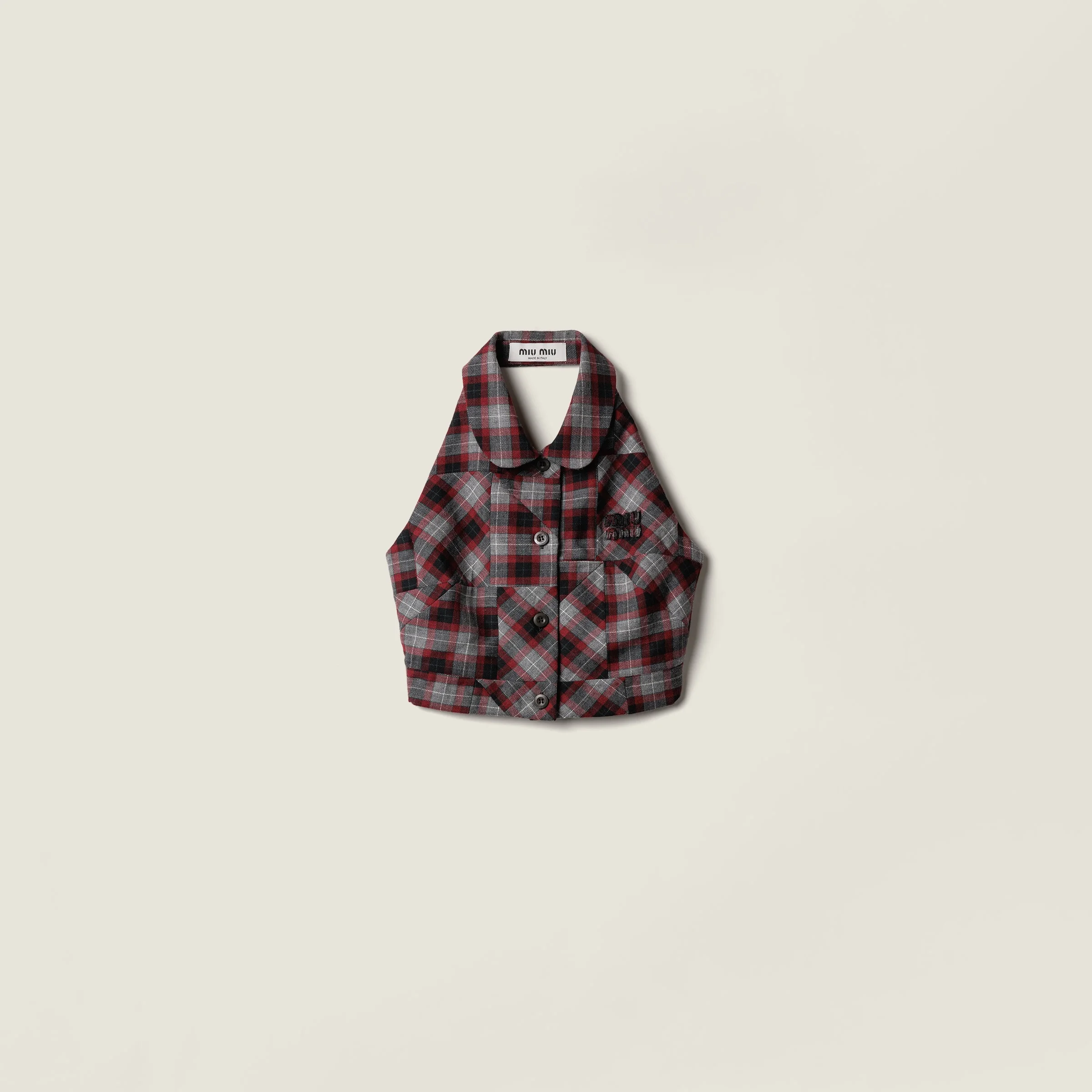 Tartan patchwork top - 1