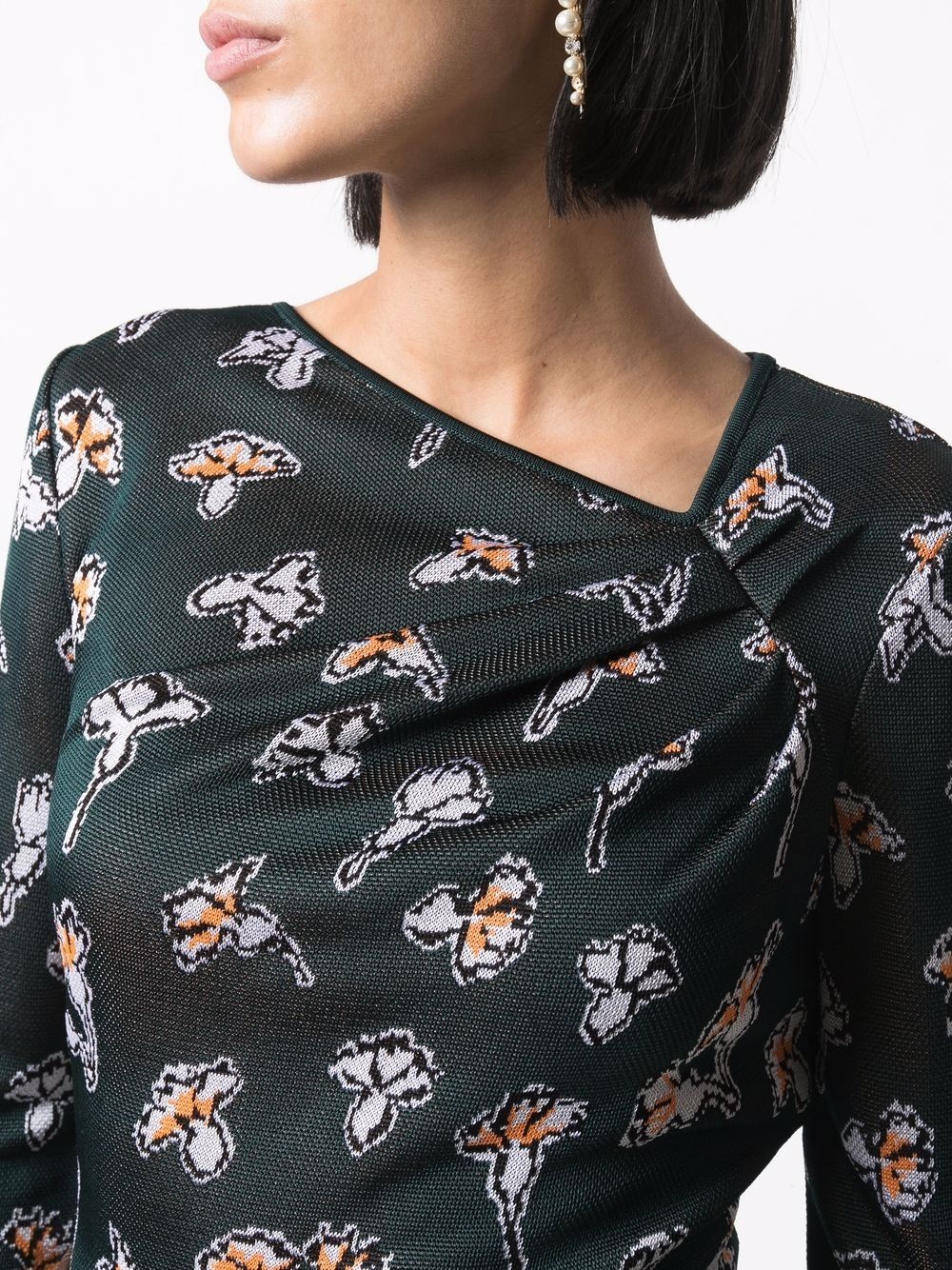 all-over pattern jumper - 5