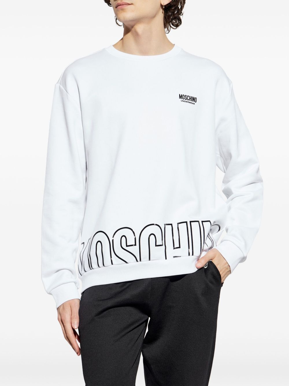 logo-print sweatshirt - 3