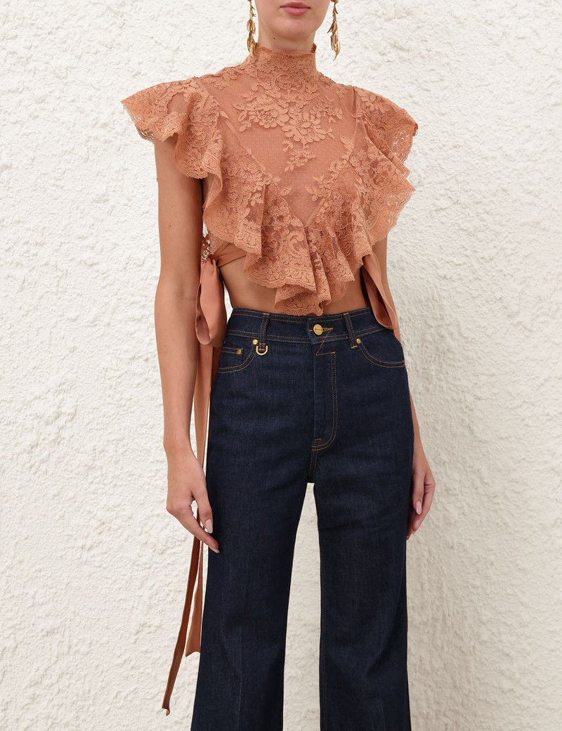 Zimmermann LUNA LACE BODICE outlook