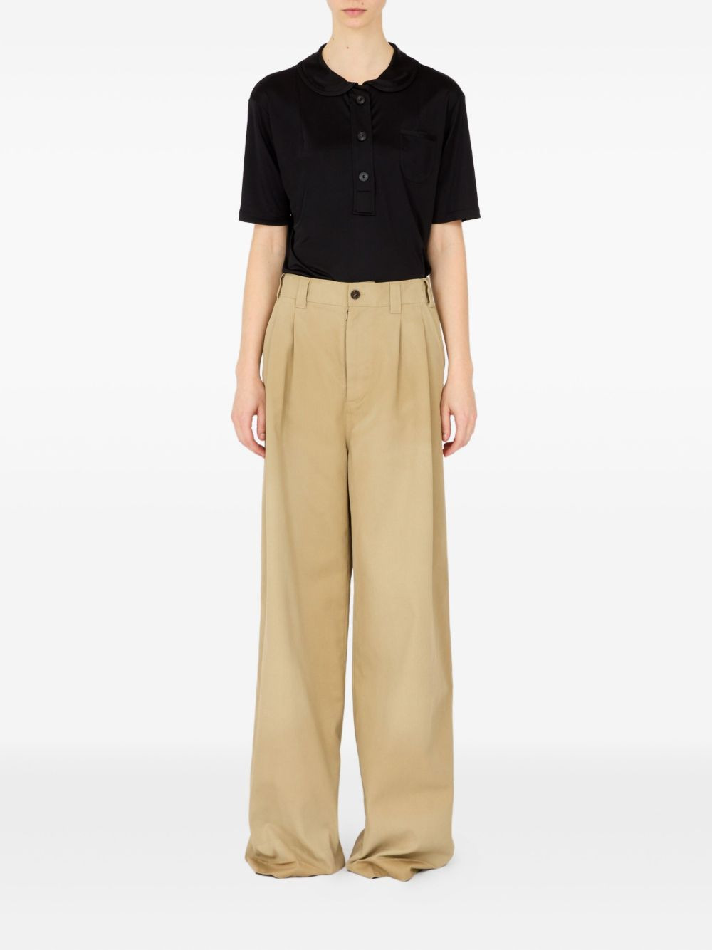 wide-leg tailored trousers - 2