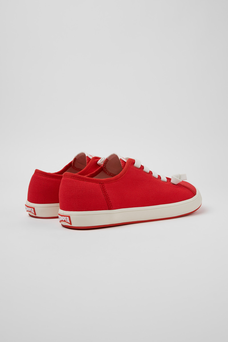 CAMPERLAB Red Textile Sneakers for Men with Rubber Outsoles. outlook