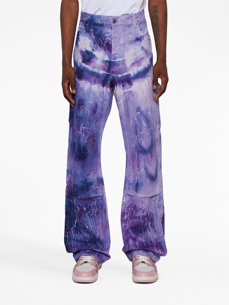 Cracked tie-dye carpenter jeans 3