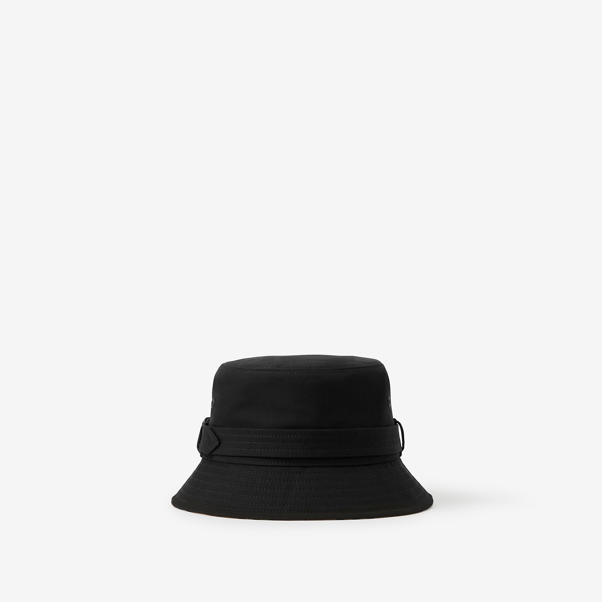 Cotton Gabardine Belted Bucket Hat - 5