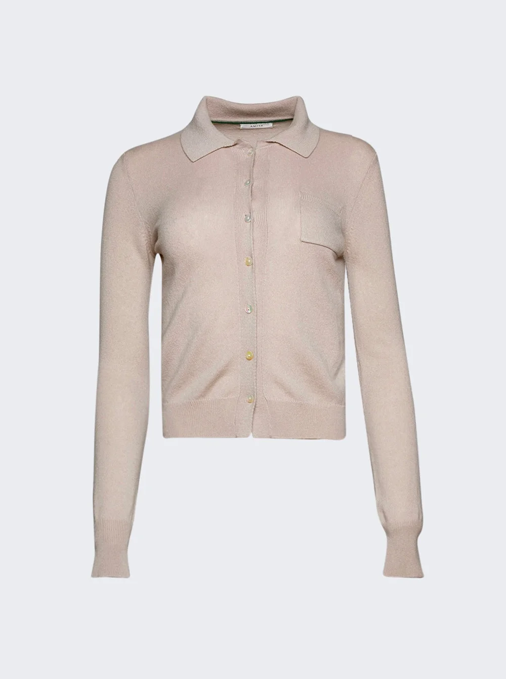 Cardiganino In Cashmere Stone - 1