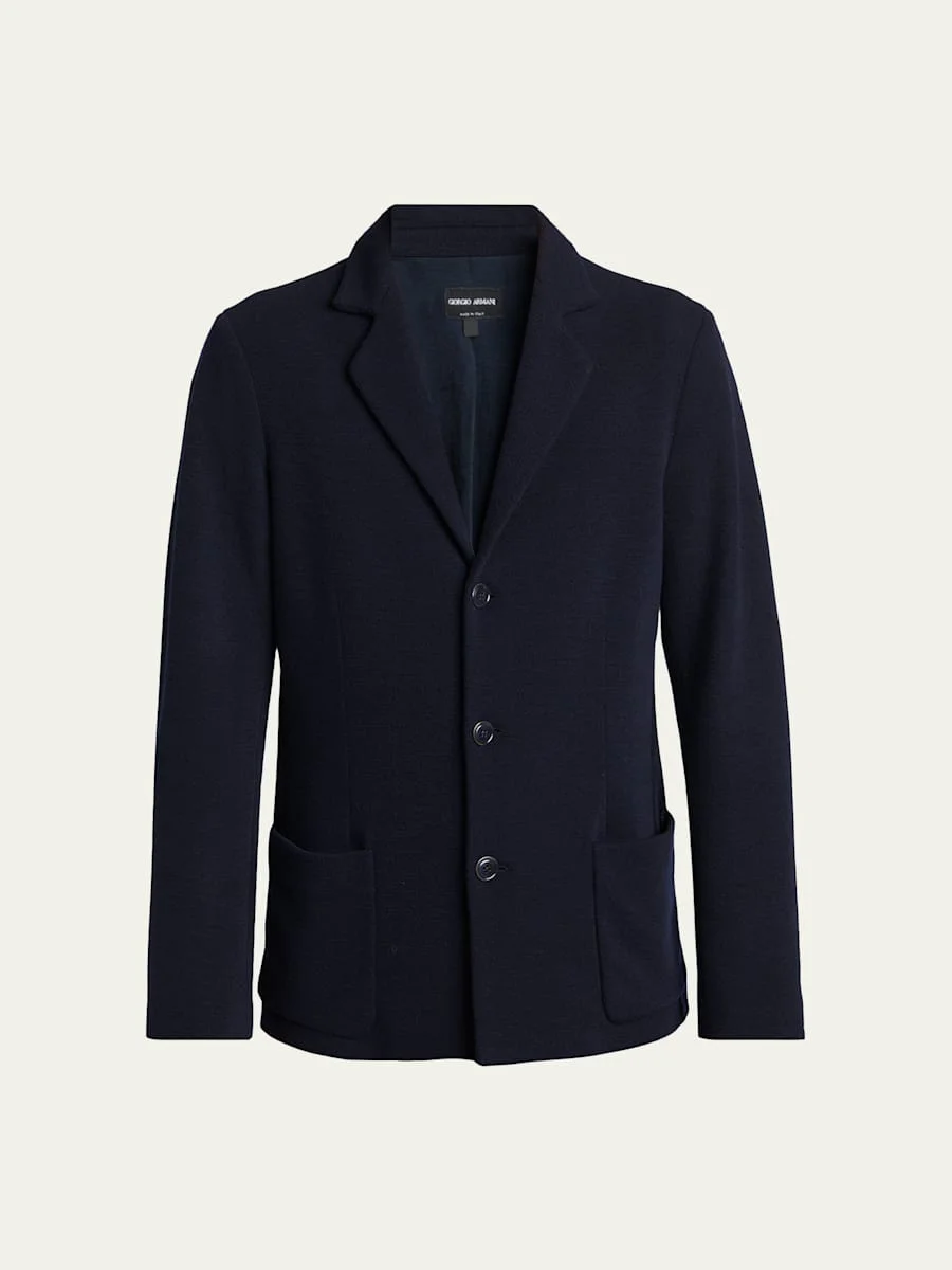 Men's Wool Jacket - 1