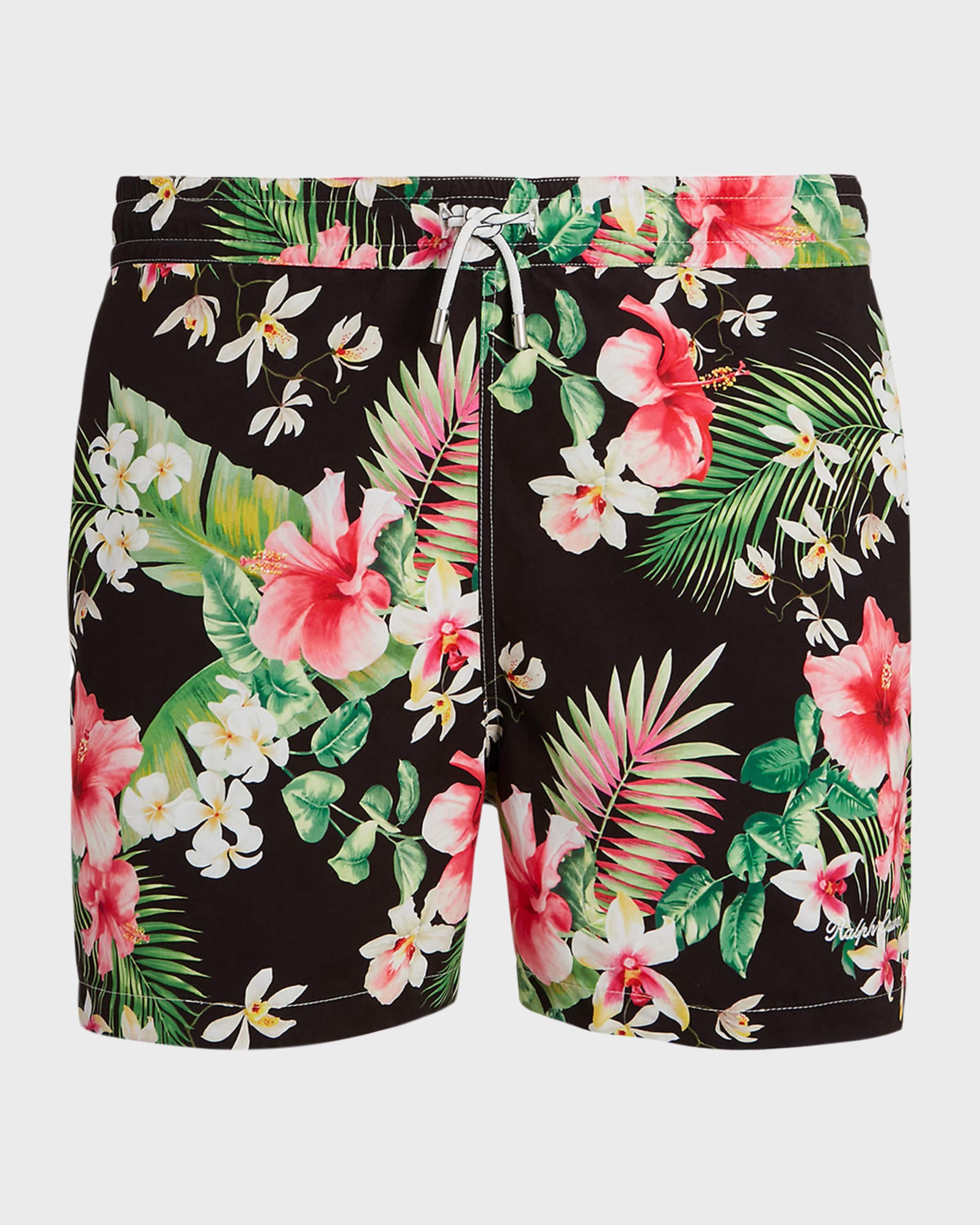 Men's Amalfi Botanical Swim Trunks - 1