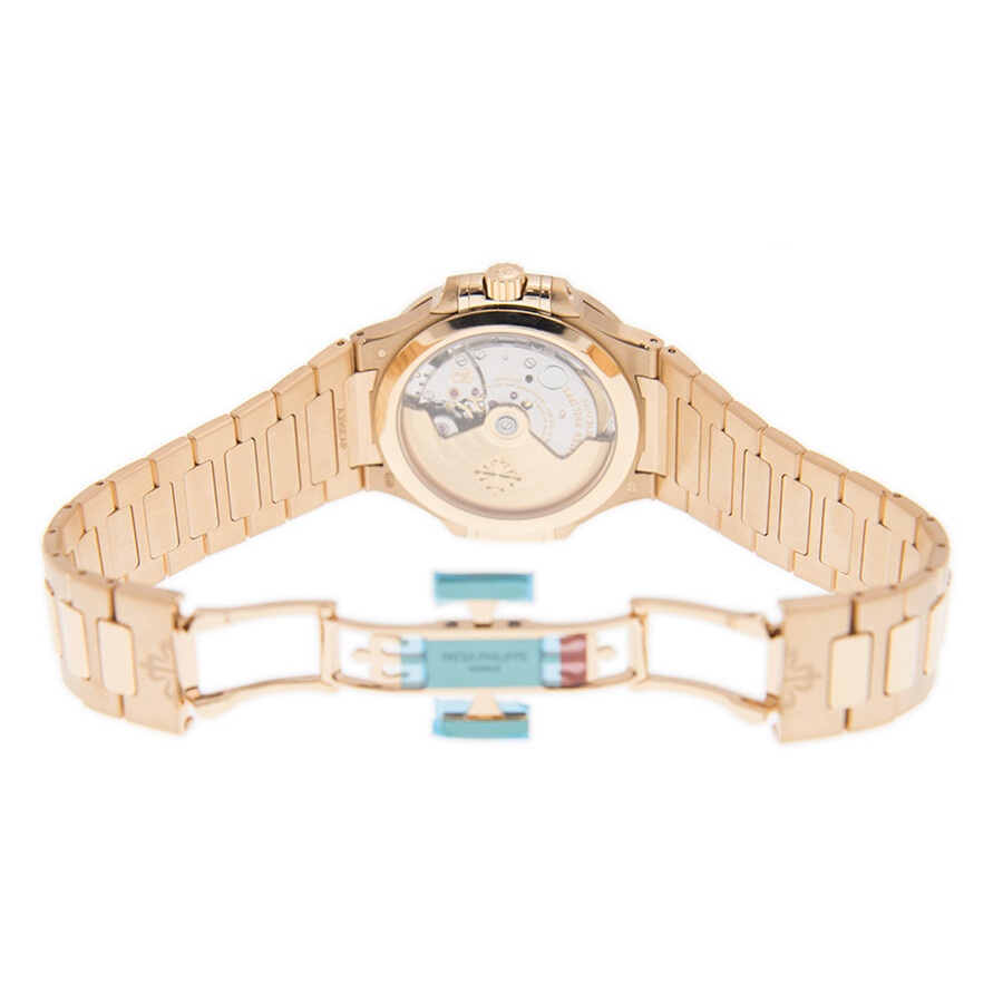 Patek Philippe Nautilus 18kt Rose Gold Automatic Silver Dial Ladies Watch 7118-1R-001 - 5