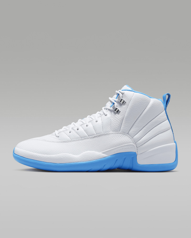 Air Jordan 12 Retro "White and University Blue" Men's Shoes - 1