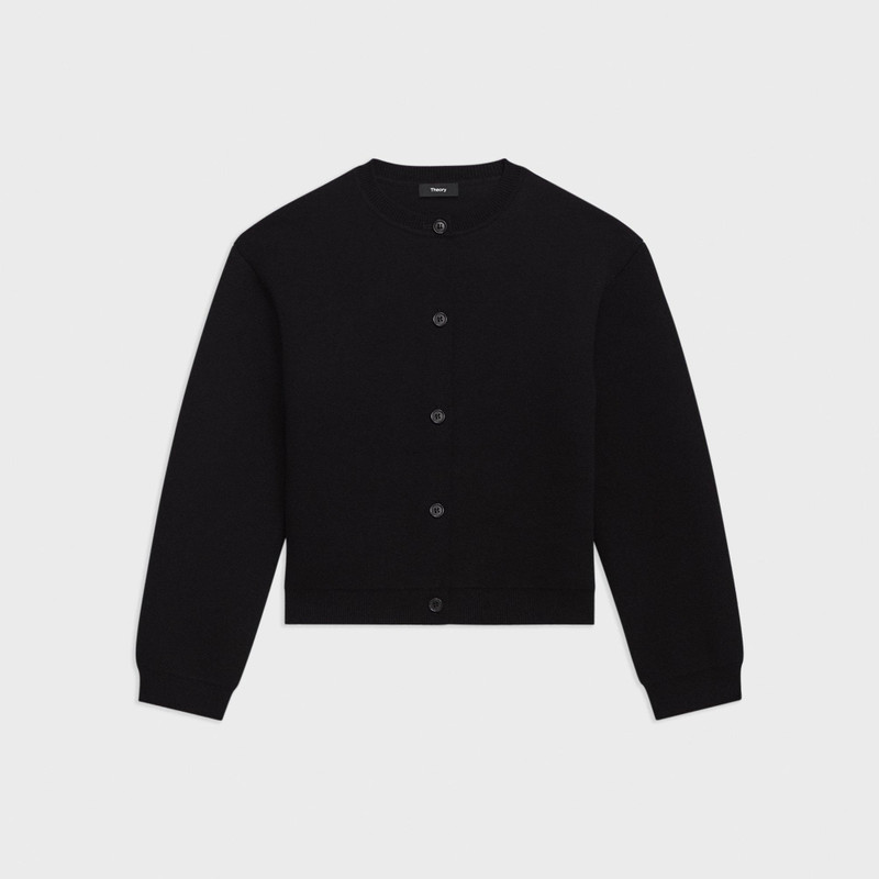 Structured Cardigan in Cotton - 1