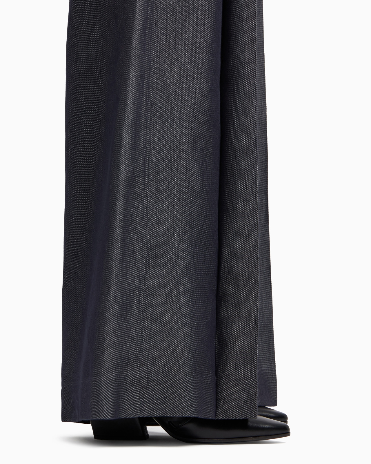 POLYGON CAPSULE COLLECTION YARN-DYED GABARDINE TROUSERS - 6
