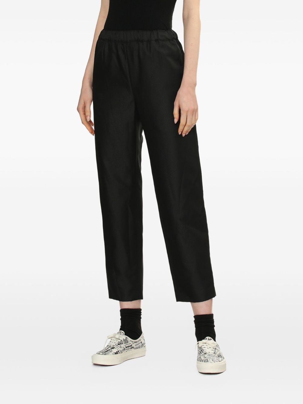 elasticated-waist trousers - 3