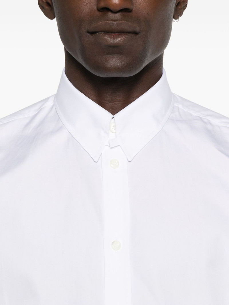 logo-detail cotton shirt 5