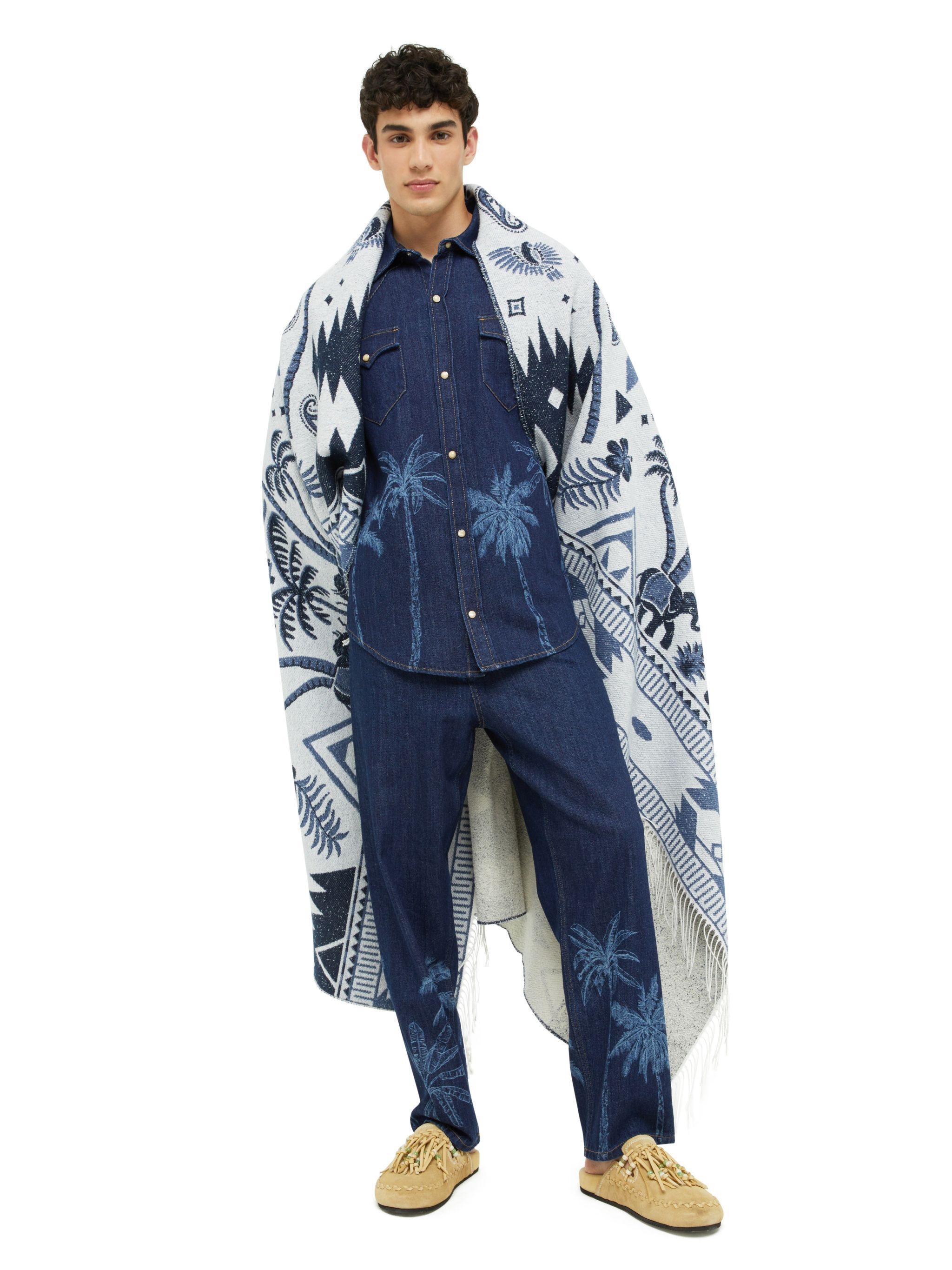 Jungle Toile De Jouy Denim Shirt - 3