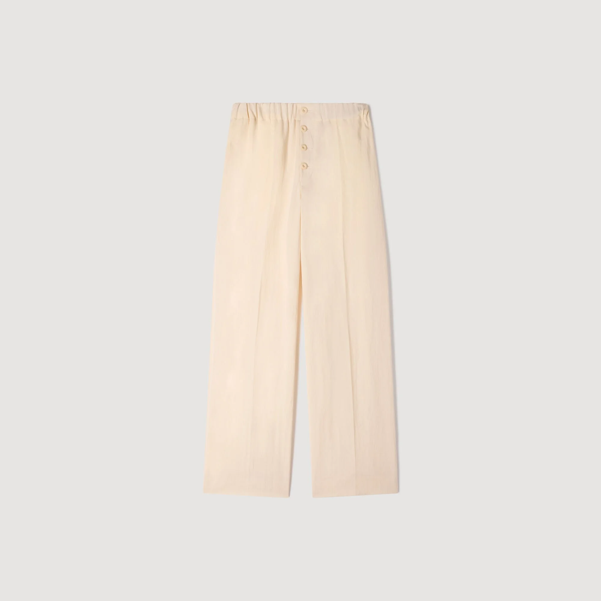 FLOWING ELASTICATED TROUSERS - 1