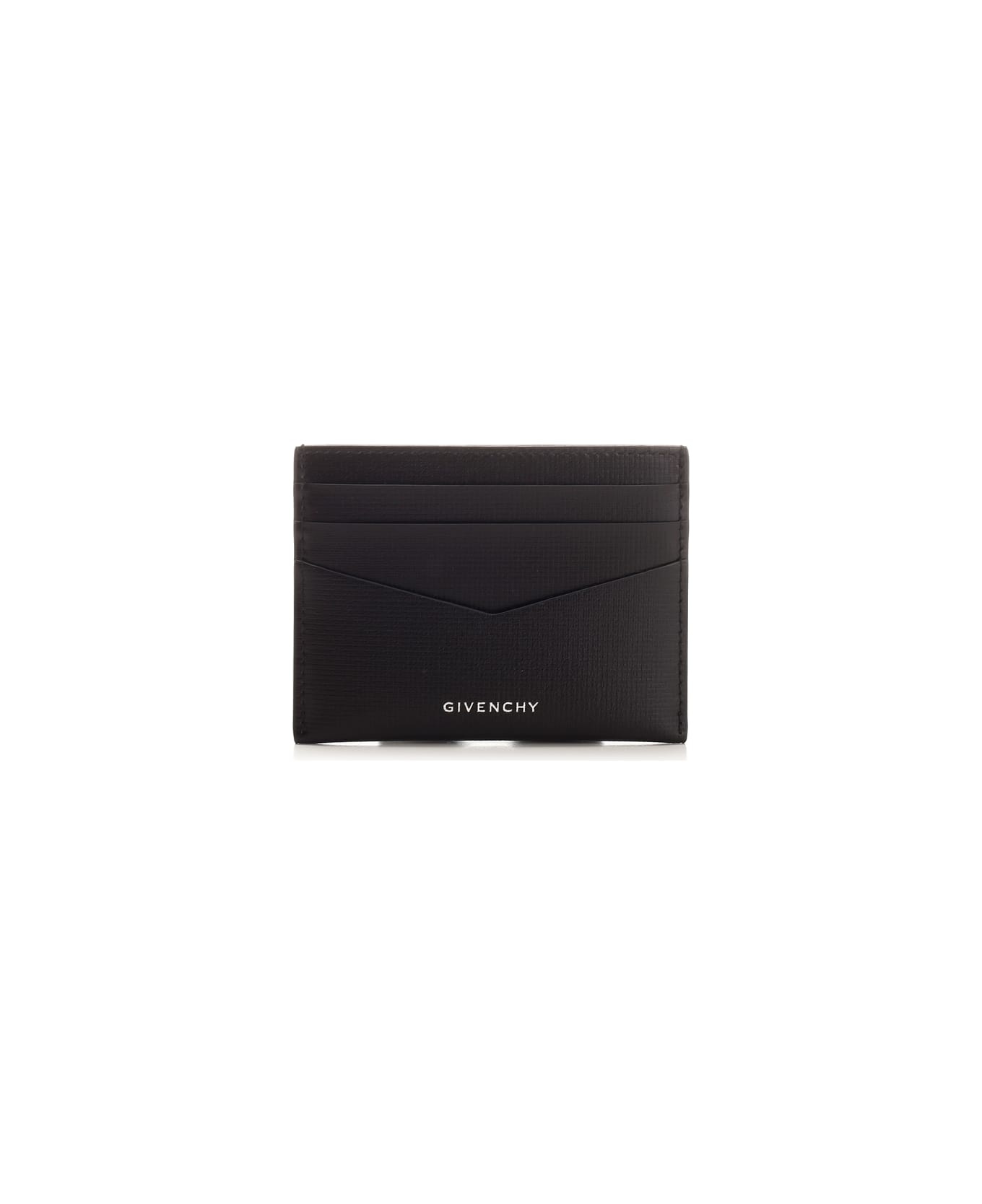Black Leather Card Holder - 1
