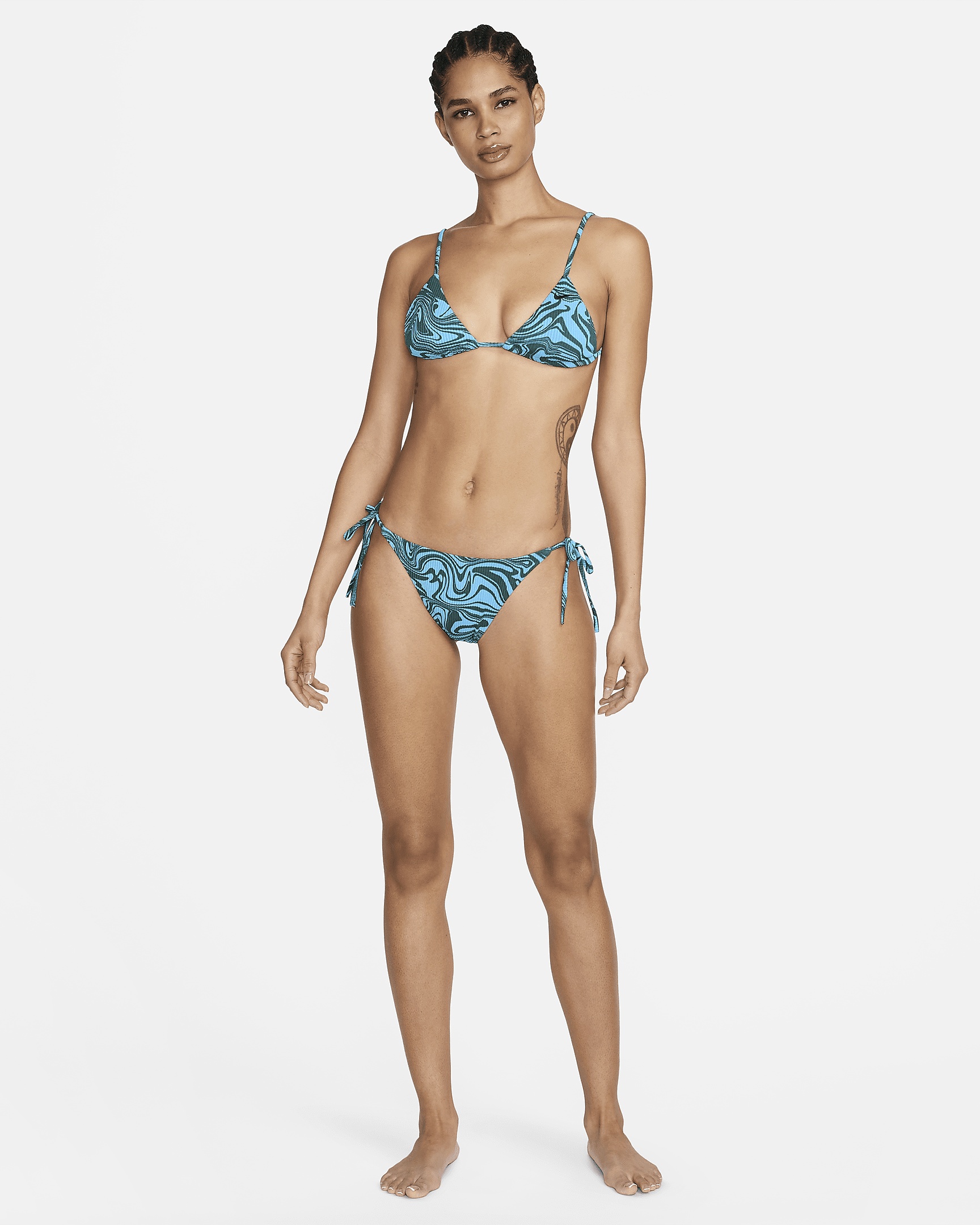Nike Women's Swim Swirl String Bikini Top - 5