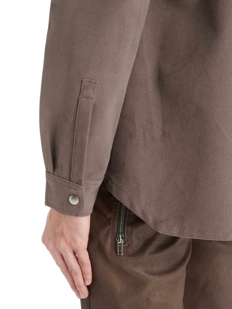 Gray Press-Stud Shirt 6