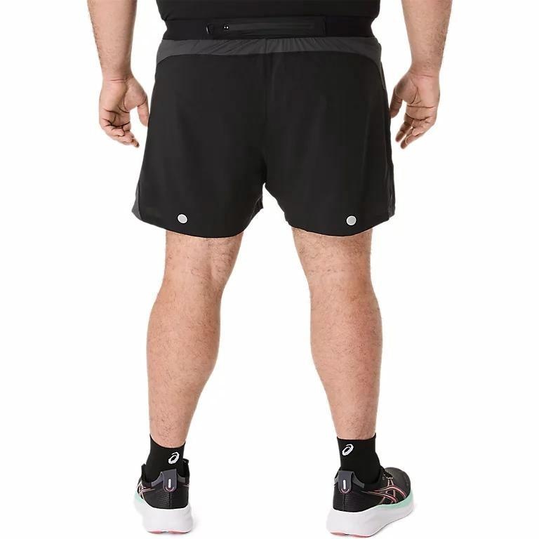 ASICS Road 5IN Shorts 'Performance Black Graphite Grey' 2011D247-001 - 5