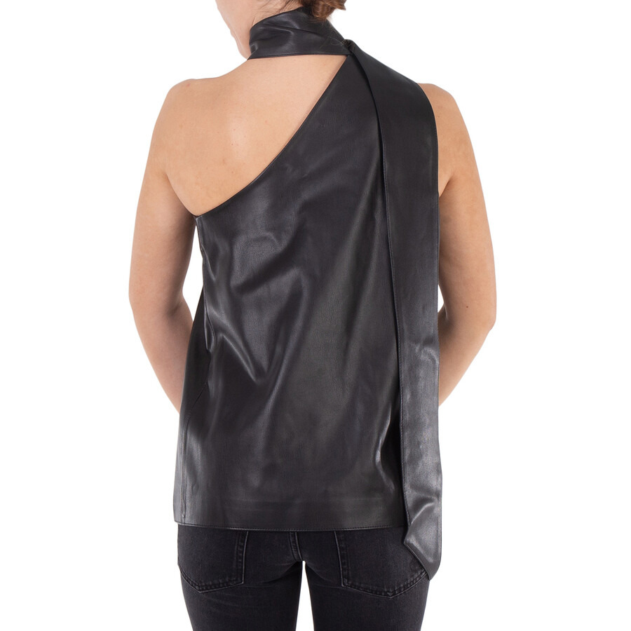 Stella McCartney Ladies Black Scarf One-Shoulder Top - 3