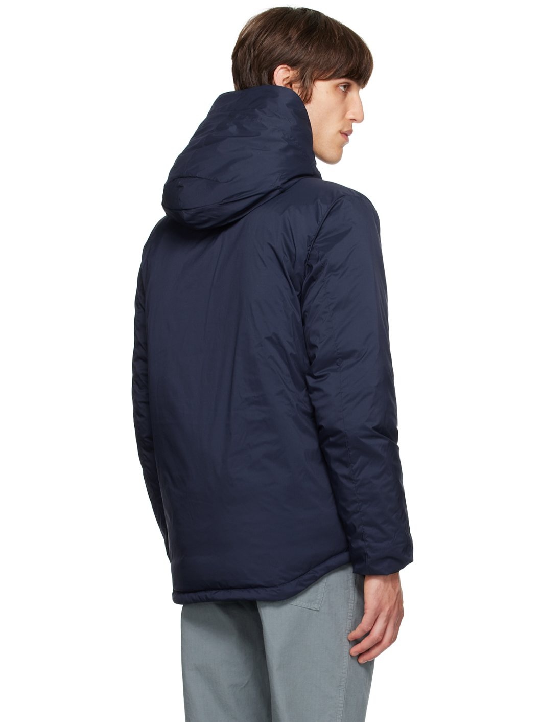 Navy Lodge Down Jacket - 3