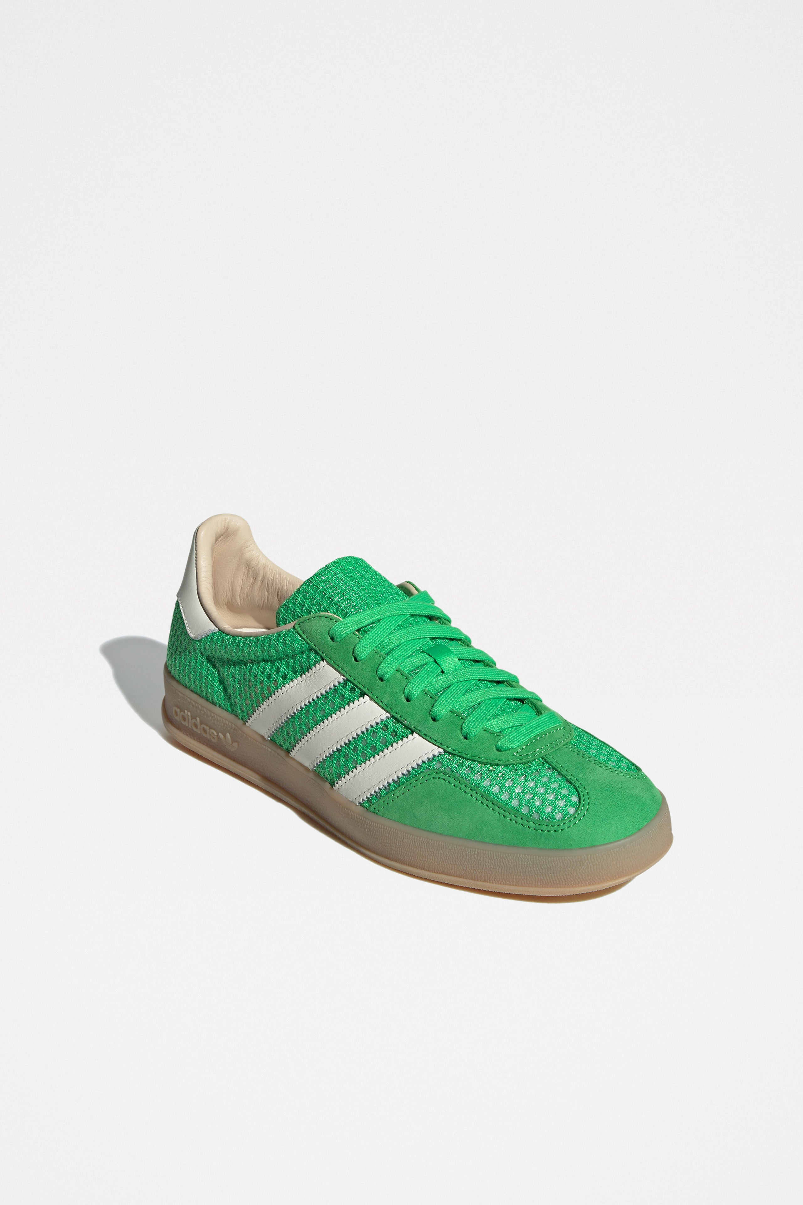 ADIDAS ORIGINALS GAZELLE INDOOR ENERGY GREEN / OFF WHITE - 3