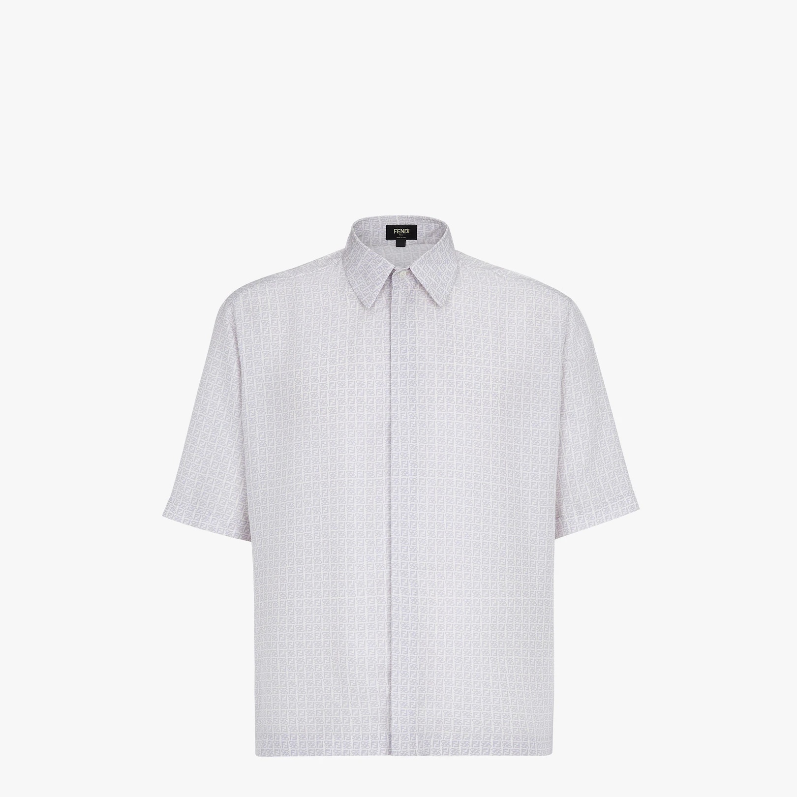 Lilac silk shirt - 1
