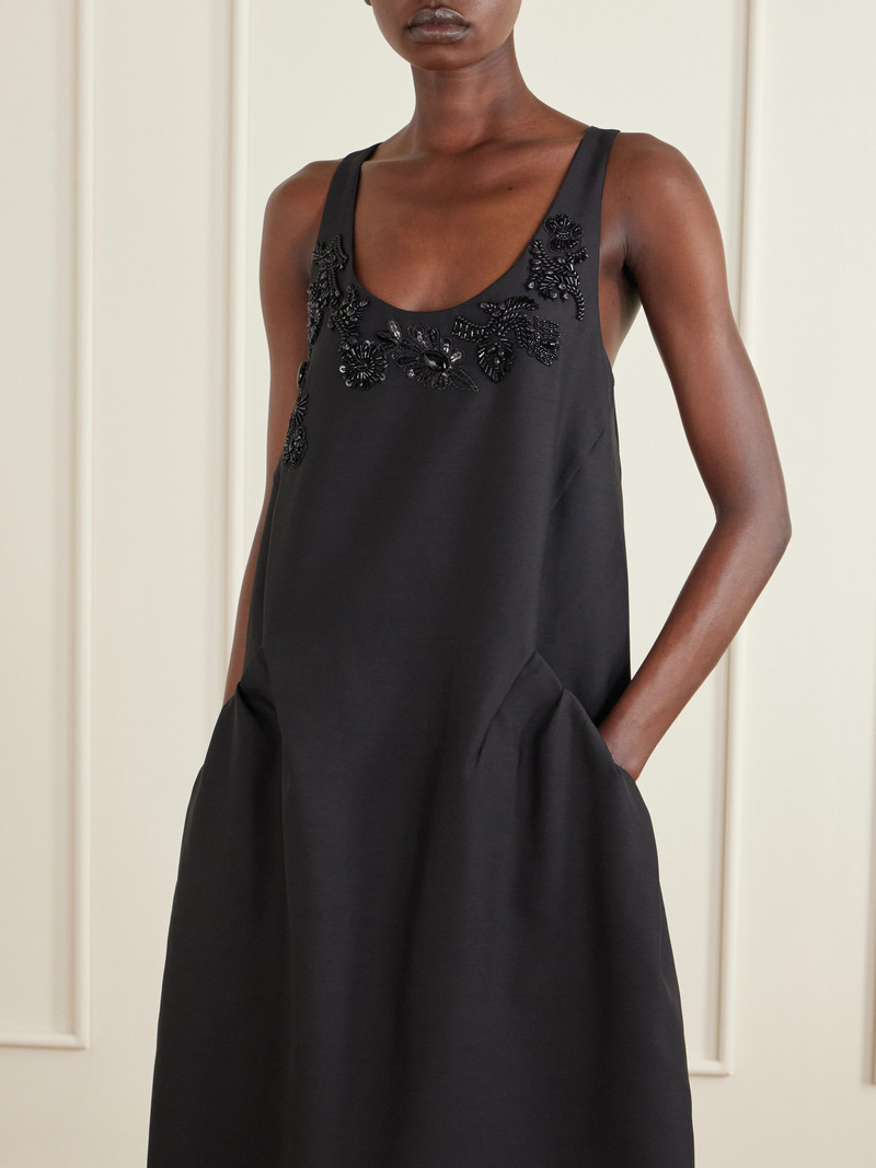 Embellished Wool And Silk-blend Midi Dress 5