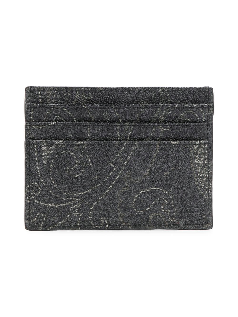 paisley print cardholder - 2