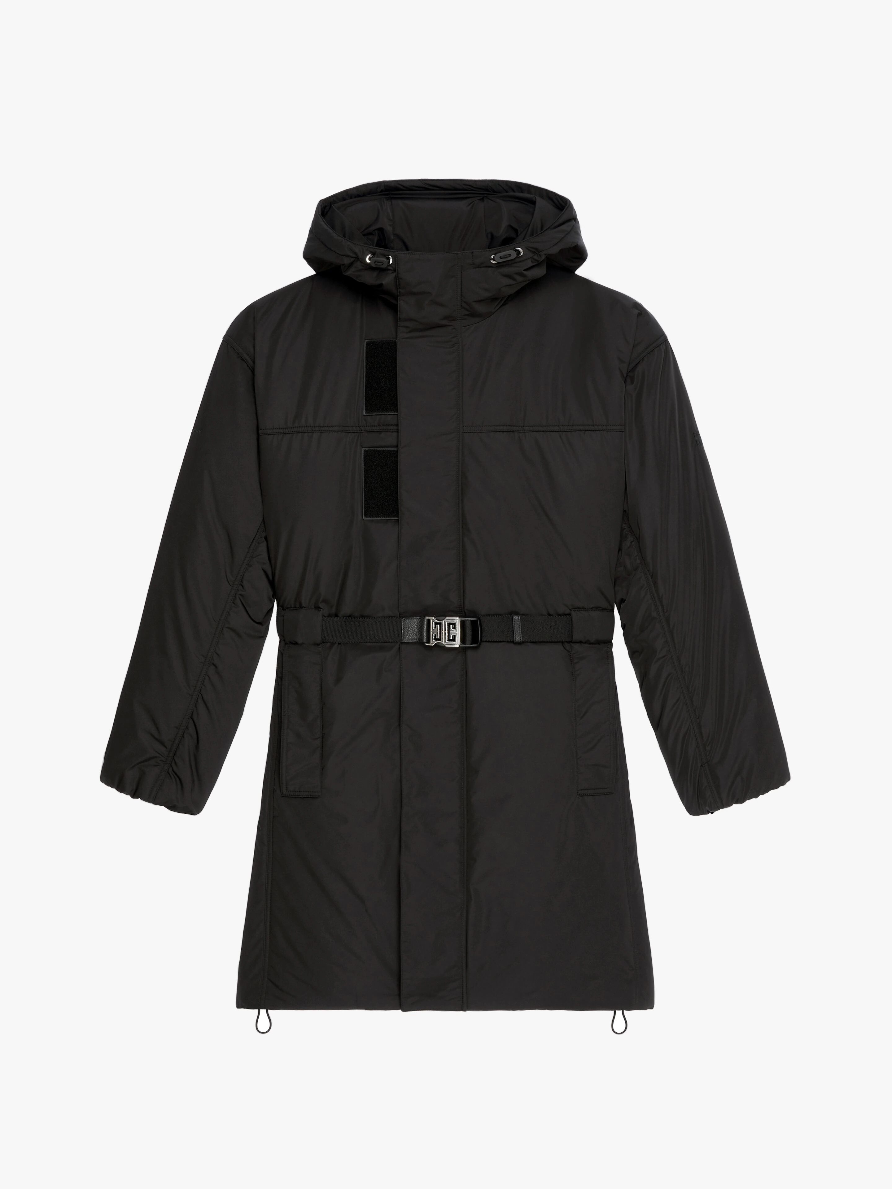 PARKA IN NYLON WITH METALLIC DETAILS - 1