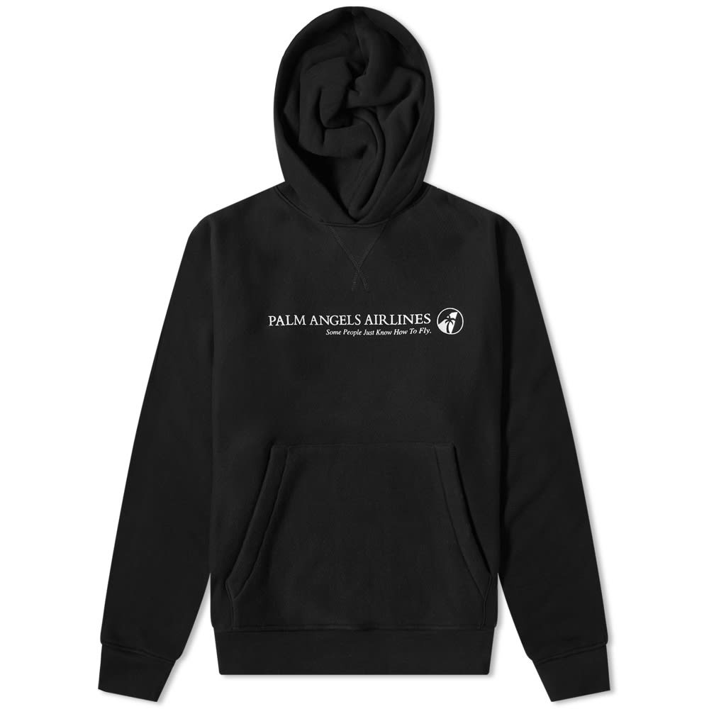 Palm Angels Palm Airlines Back Print Popover Hoody - 1