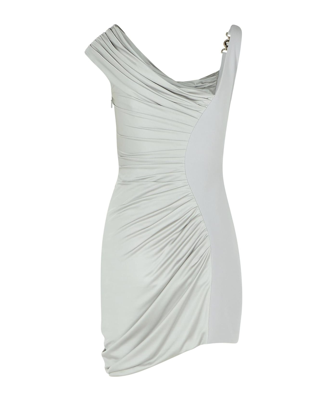 'coktail' Silver Viscose Dress - 3