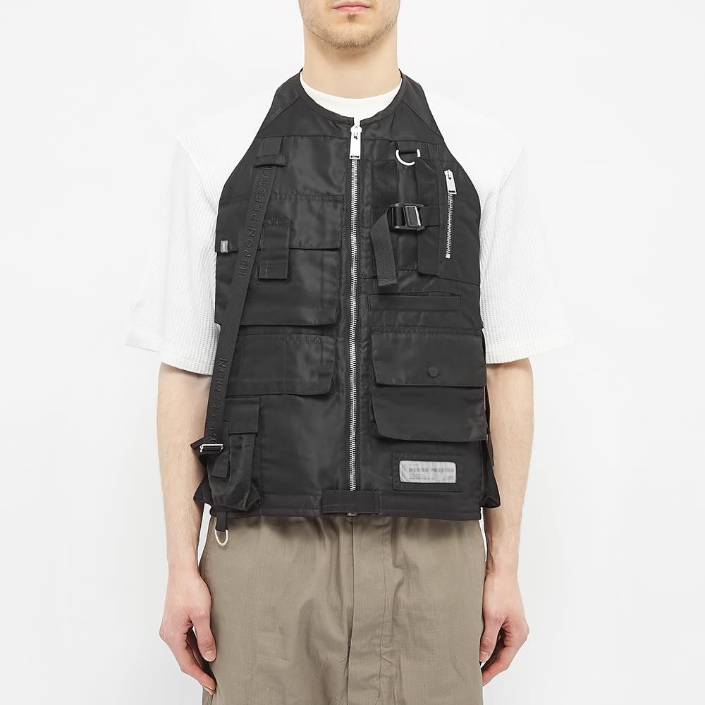 Heron Preston Nylon Multi Pockets Vest - 3