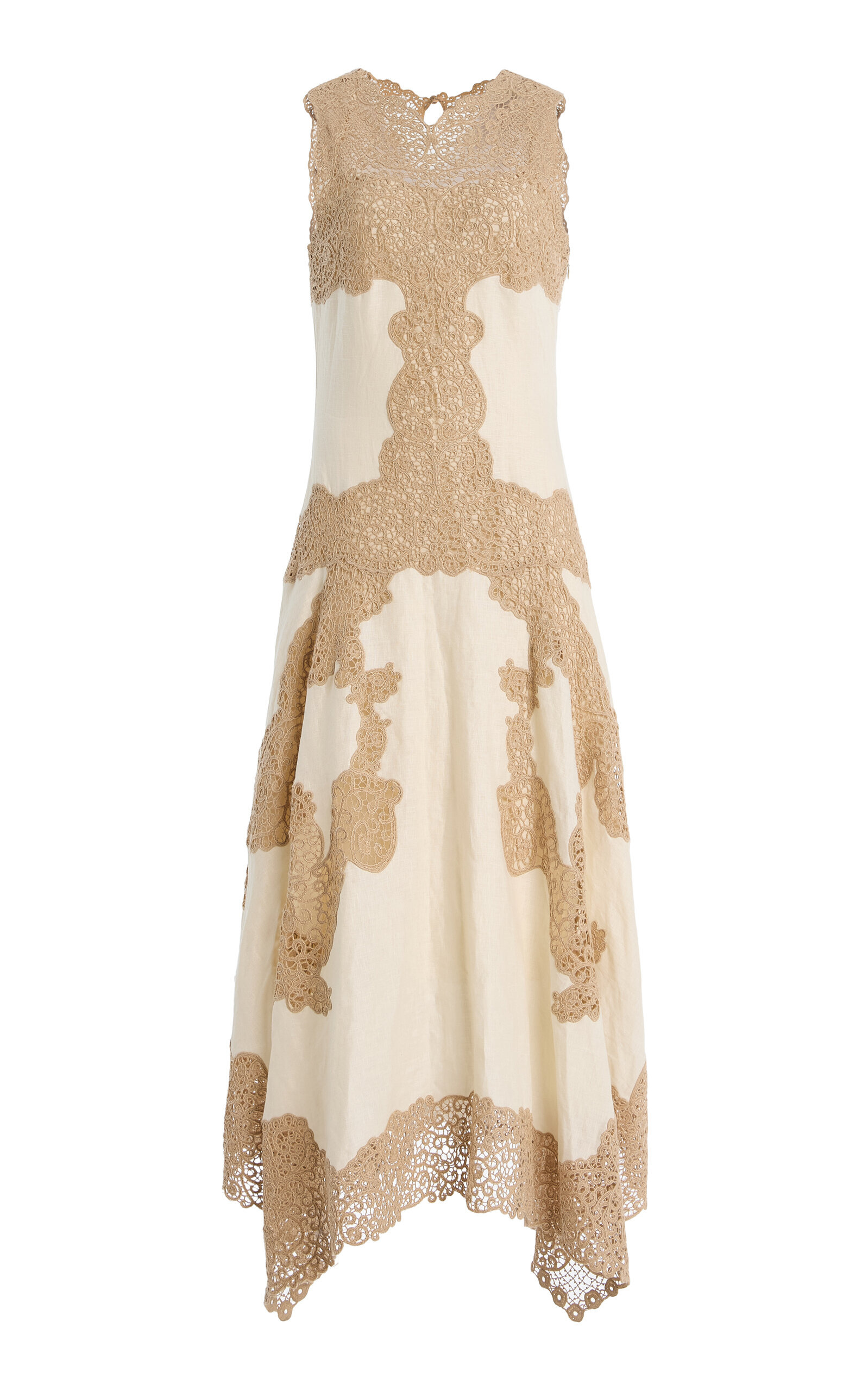 Arlette Handkerchief Dress nude - 1