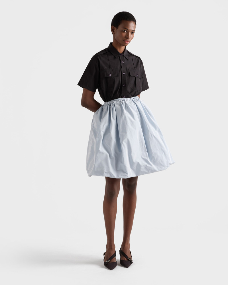 Prada Short-sleeved poplin shirt outlook