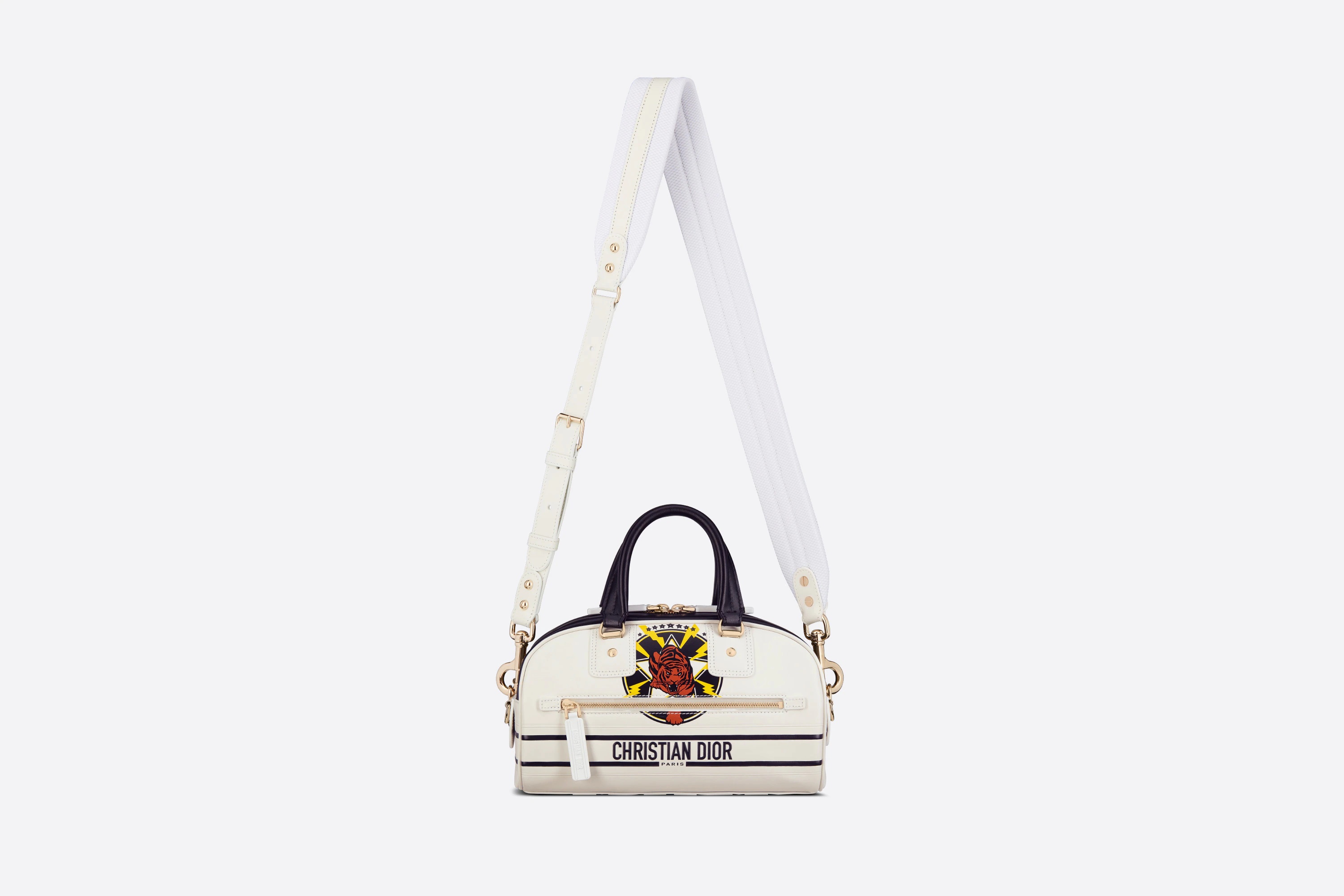 Small Dior Vibe Zip Bowling Bag - 4