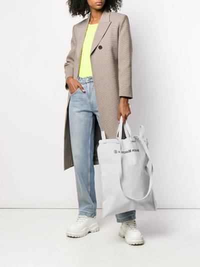 MM6 Maison Margiela logo tote bag outlook