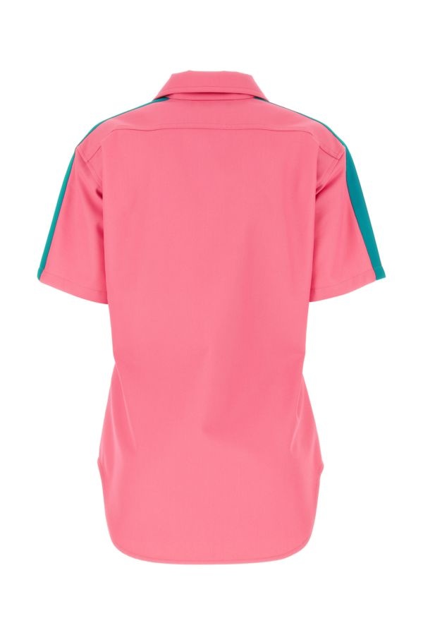 Pink cotton blend shirt - 2