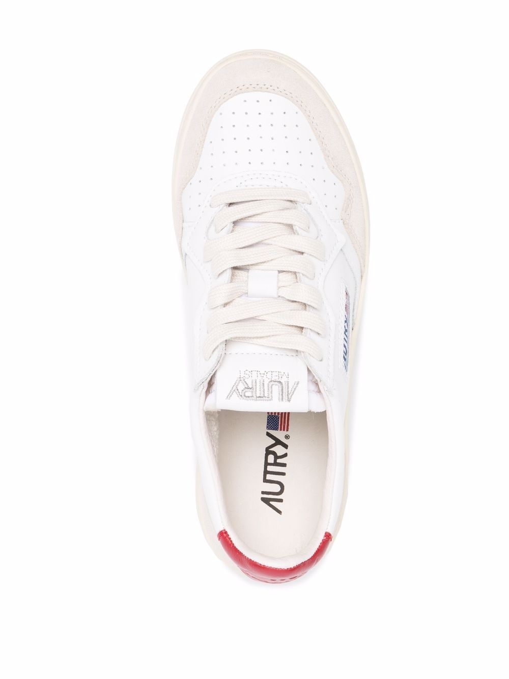 side logo-patch sneakers - 4