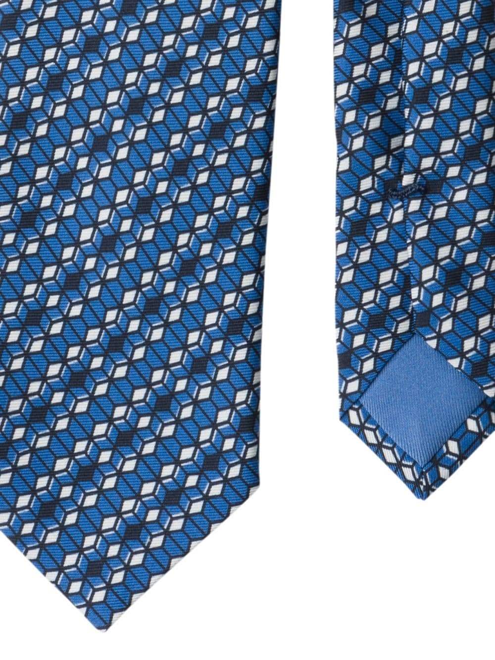 geometric pattern tie - 2