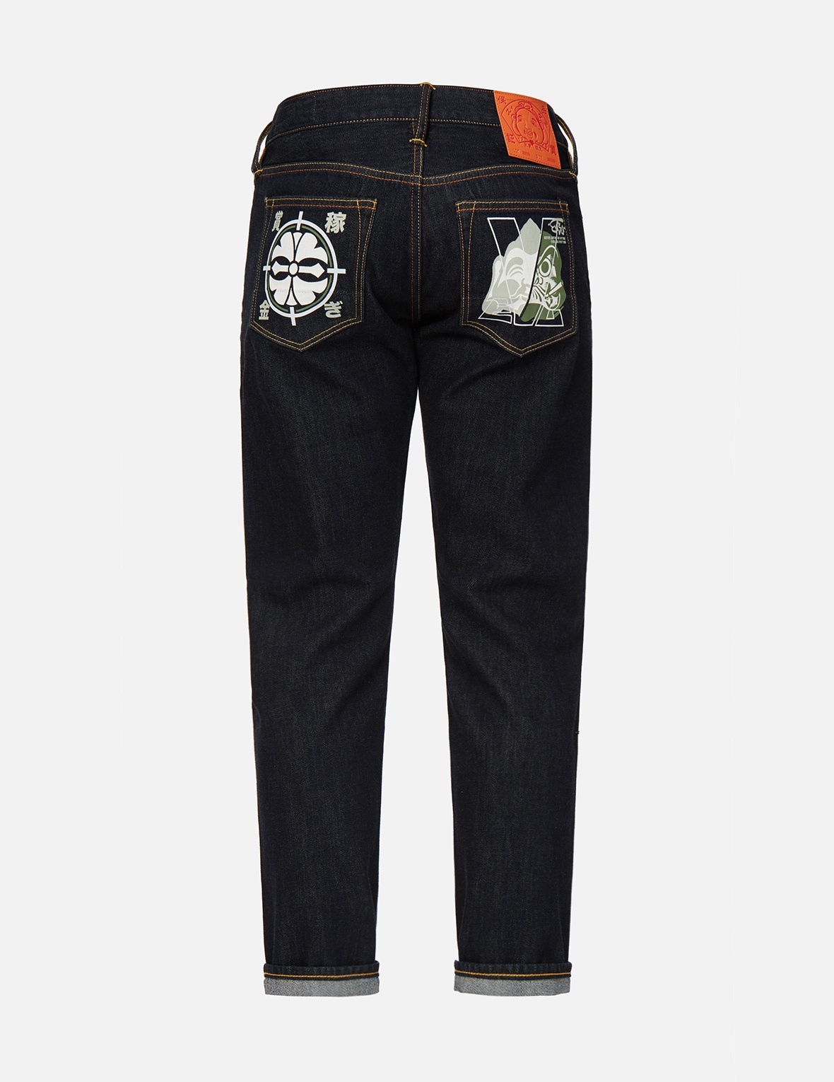 GODHEAD DARUMA AND KAMON SLIM STRAIGHT FIT JEANS #2010 - 2
