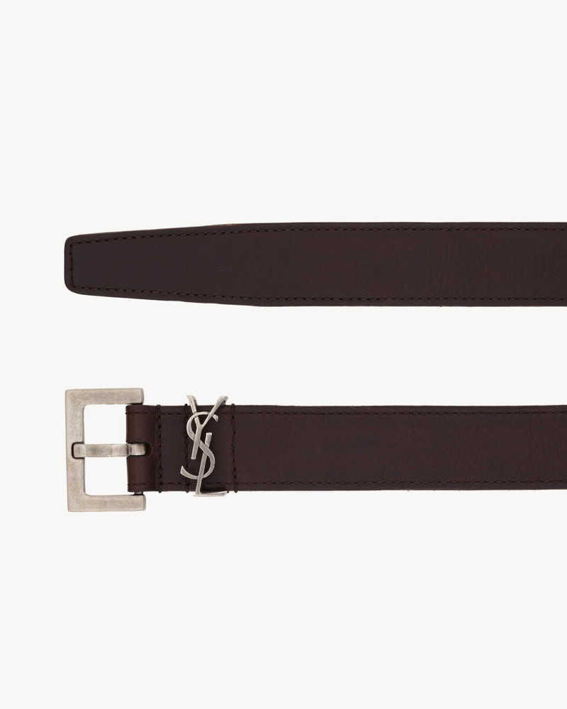 cassandre belt in vegetable-tanned leather 3