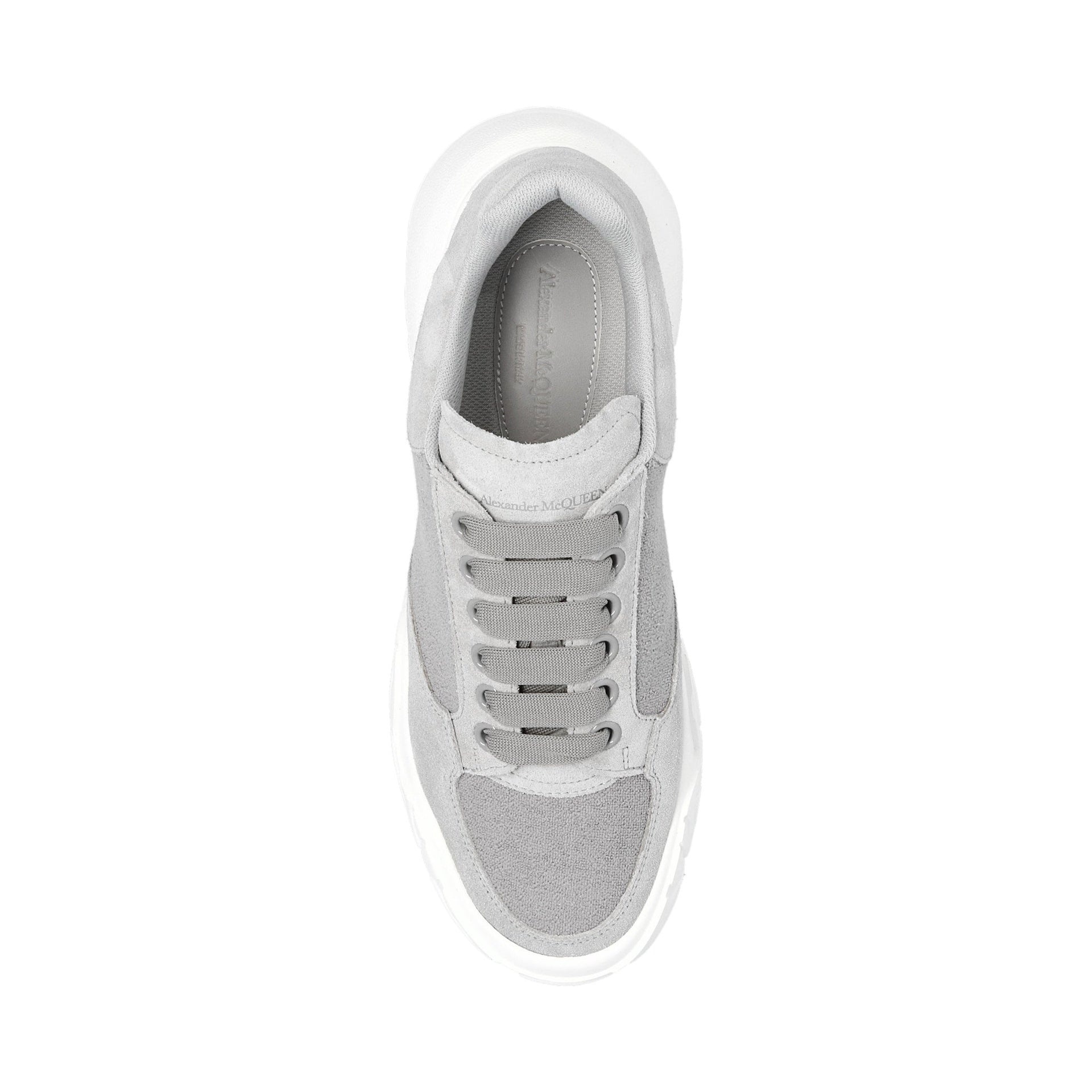 SUEDE LOGO SNEAKERS - 4