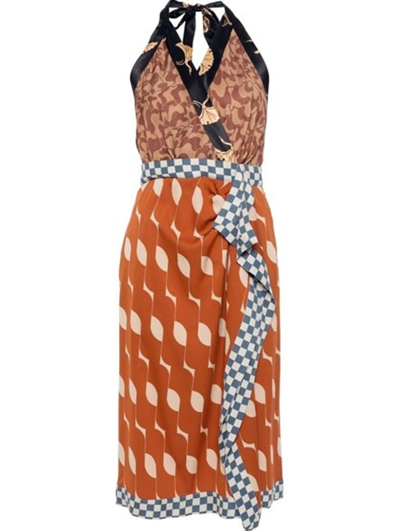 Silk blend dress - 1