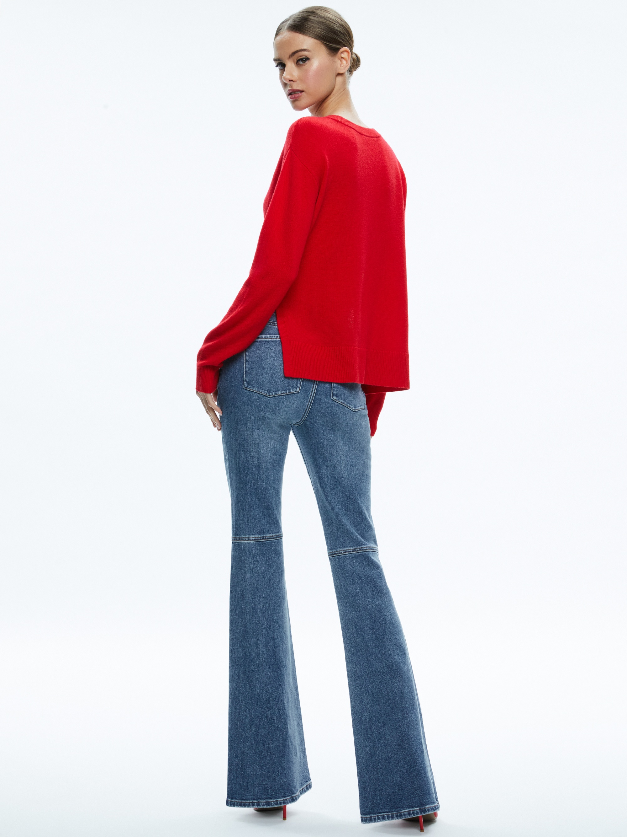 STACEY MID RISE BELL JEAN - 3