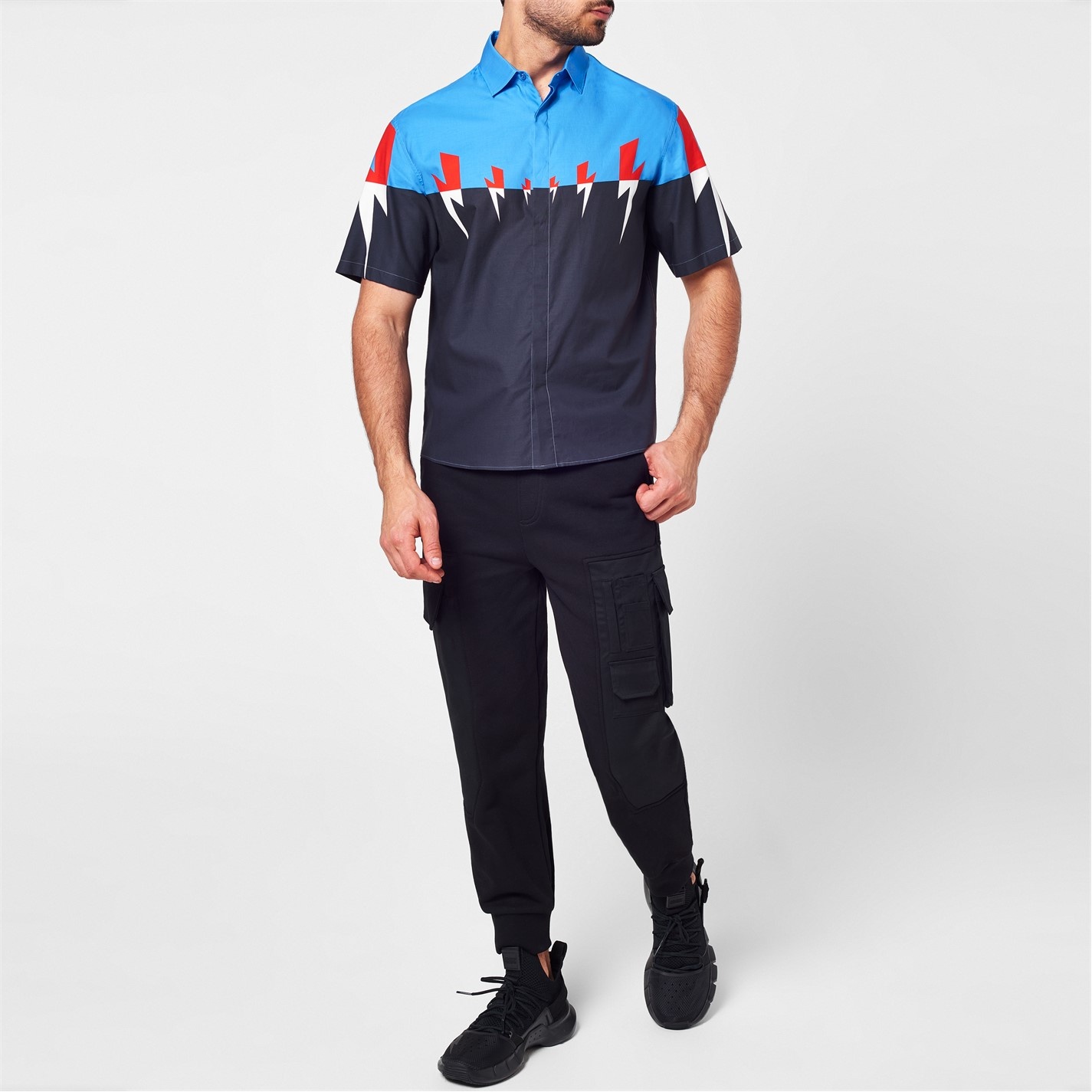 TIGER BOLT BOWLING SHIRT - 2