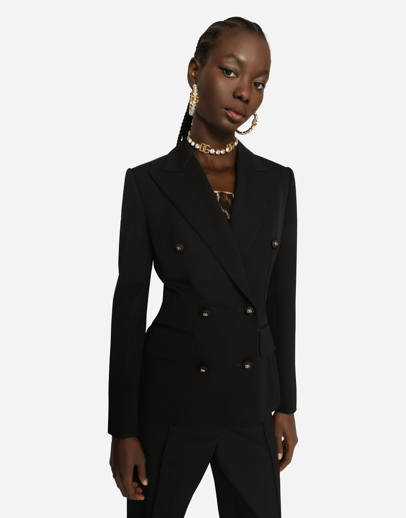 Dolce & Gabbana Dolce-fit woolen jacket with branded buttons outlook