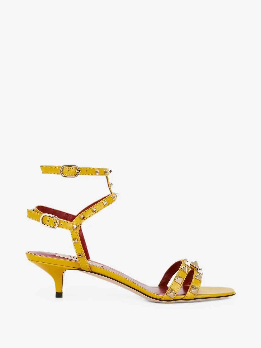 Rockstud leather sandals - 1