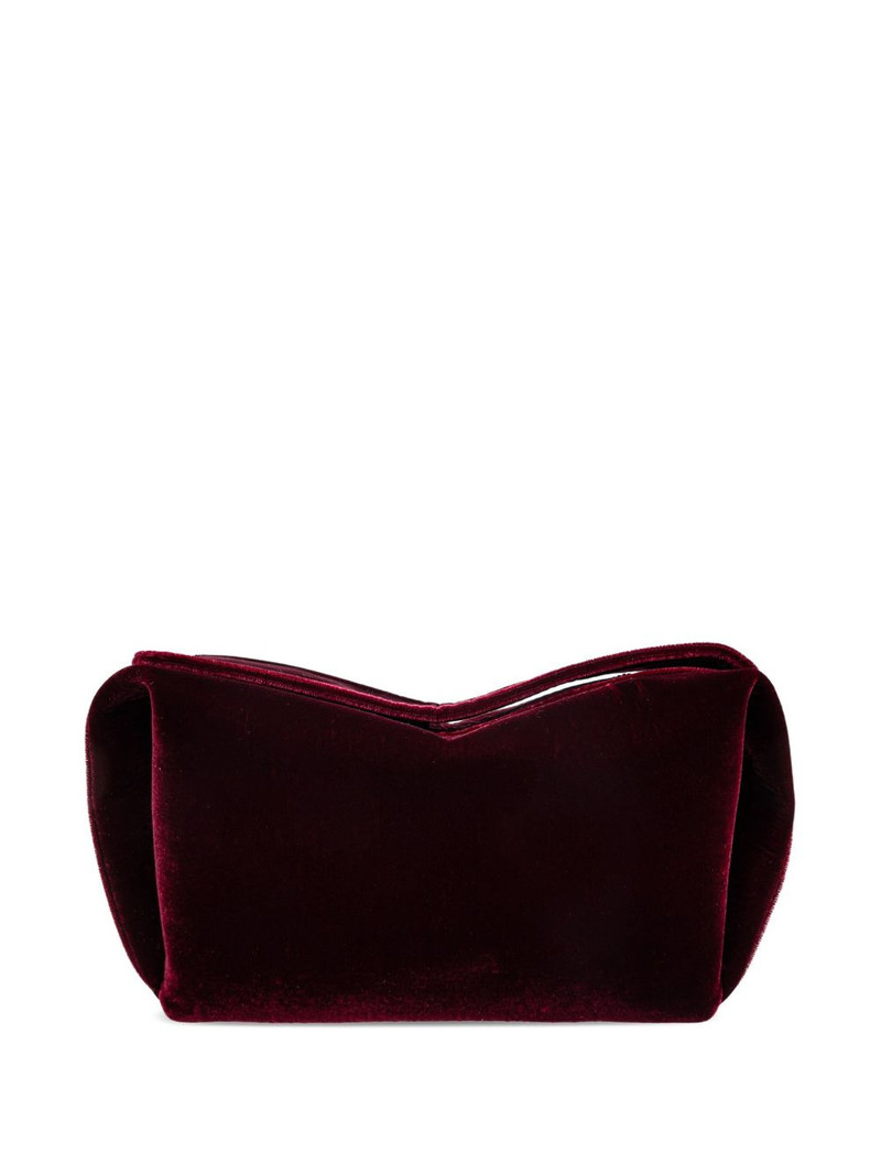 Ara velvet-effect zip clutch Bag 3