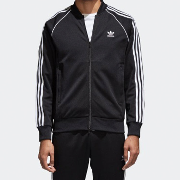 adidas originals Track Sports Stand Collar Jacket Black CW1256 - 3